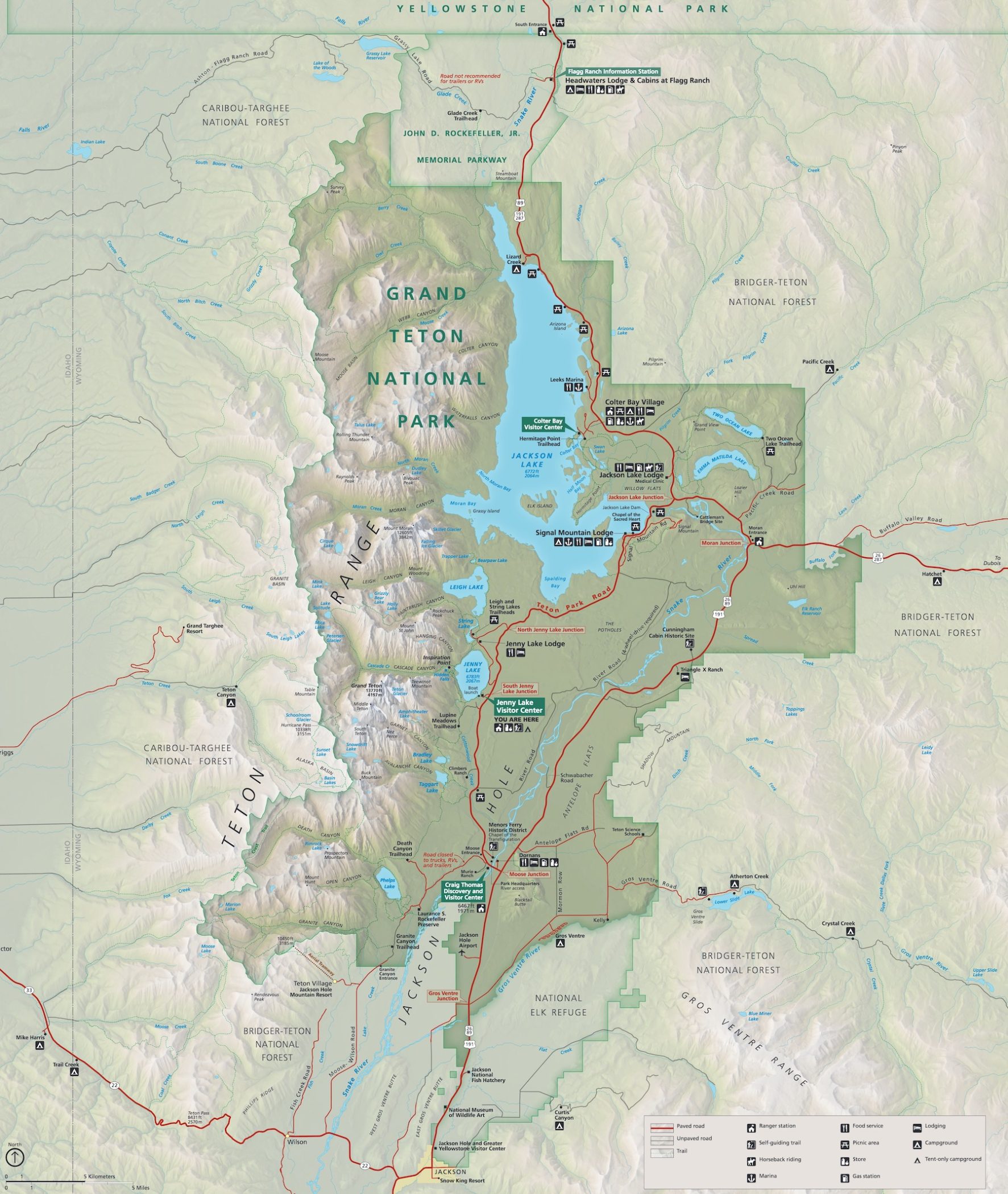 Grand Teton National Park Map 1 1773x2100 